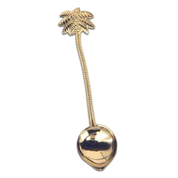 Cuchara con palmera dorado