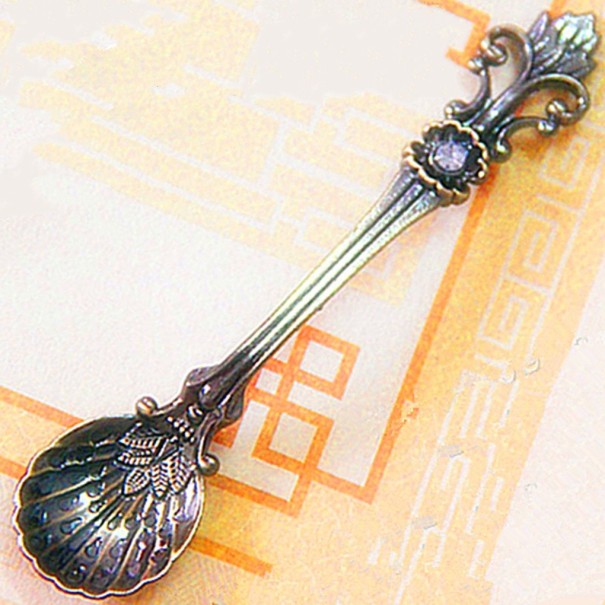 Cuchara de café decorativa J740 4