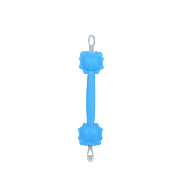 Cuchara limpiadora de cerumen y nariz para niños de 9 cm Herramienta de higiene de oídos y nariz de doble cara Cuidado seguro para bebés y niños pequeños azul