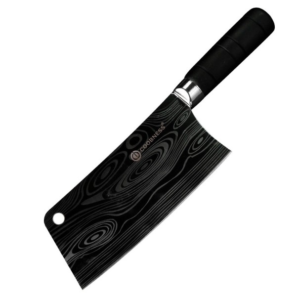 Cuchillo de carnicero de acero inoxidable C260 negro