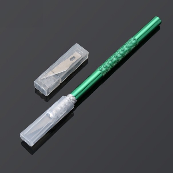 Cuchillo para modelar verde