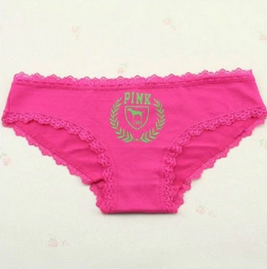 Cuecas femininas estilosas A2 rosa escuro M