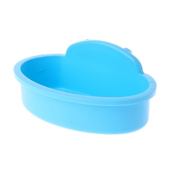 Cuenco para jaula colgante 2 uds. azul Cuenco para jaula colgante 2 uds. azul