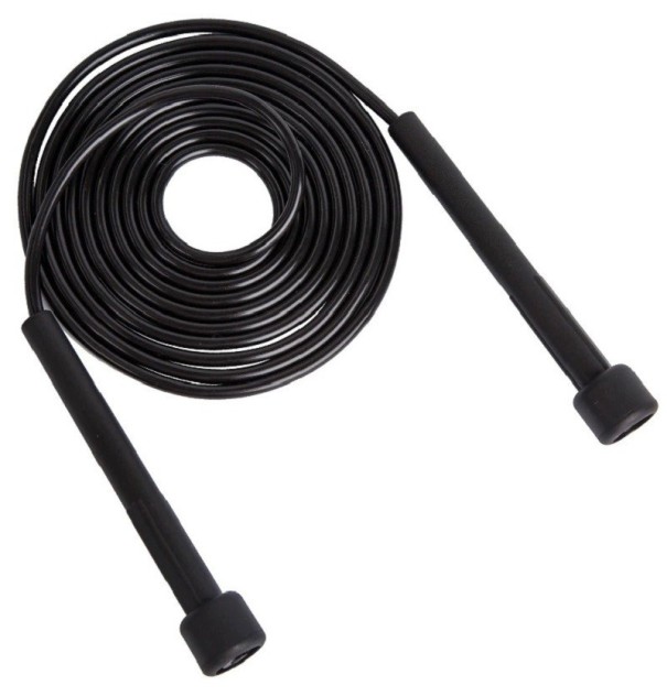 Cuerda de saltar deportiva 2,8 m negro