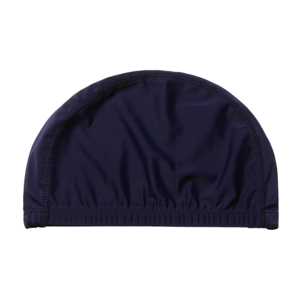 Cuffia da nuoto in nylon impermeabile Cuffia da piscina Elastica Attrezzatura per nuotatori V231 blu scuro