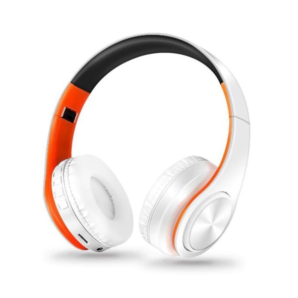Cuffie bluetooth wireless K1642 arancione 2