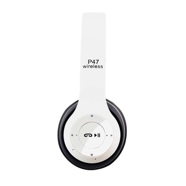 Cuffie bluetooth wireless K1678 bianco