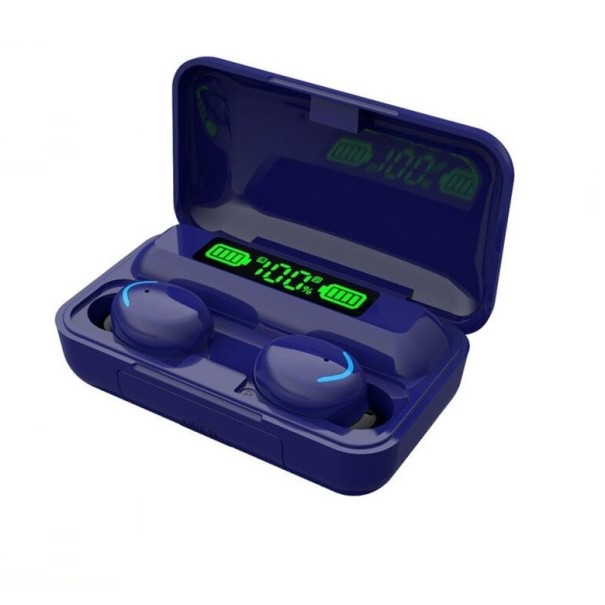 Cuffie bluetooth wireless K1950 blu scuro