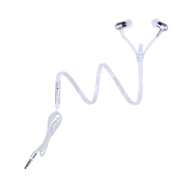 Cuffie con cerniera bianco