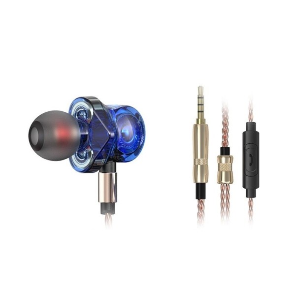 Cuffie con microfono K1981 blu