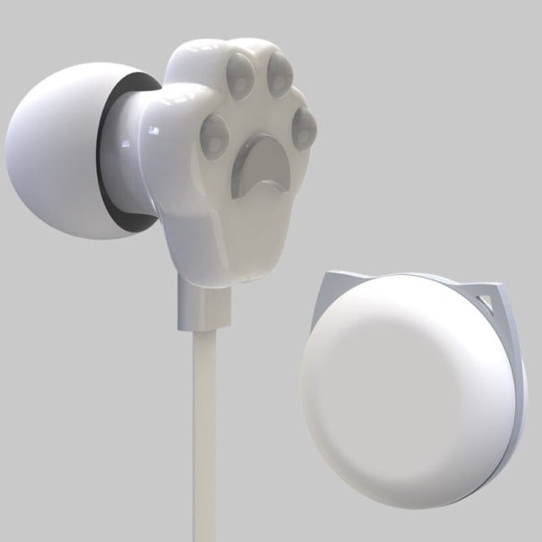 Cuffie per bambini con orecchie bianco