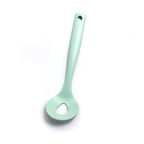 Cuillère avec trou vert clair