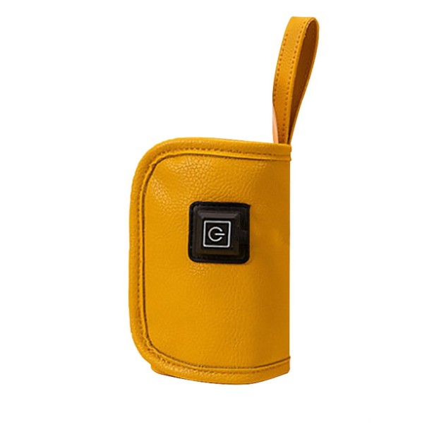 Cuisinier de voyage pour bouteilles jaune