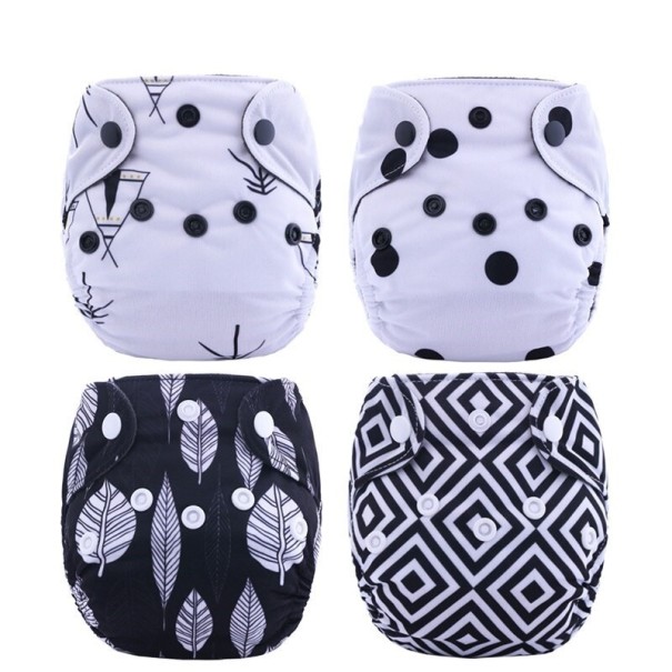 Culottes absorbantes pour nouveau-nés 4 pcs 3