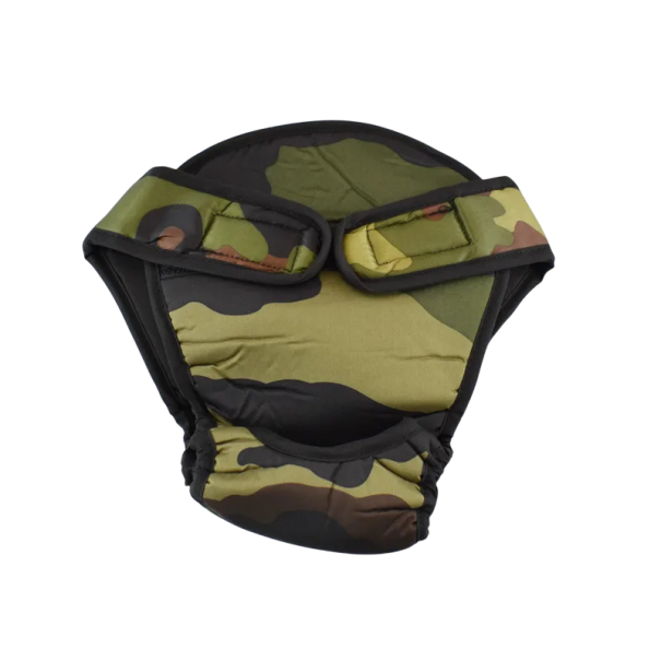 Culottes de chaleur pour chiens Taille M Tour de poitrine 45-55 cm Culottes de protection Taille réglable Lavables Culottes hygiéniques pour femelles vert