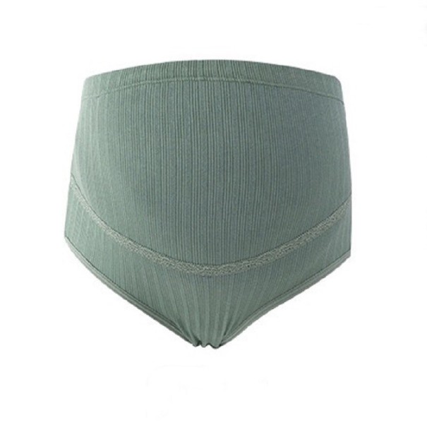 Culottes de grossesse à taille haute vert XXL