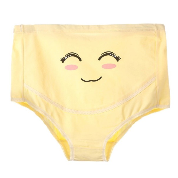 Culottes de grossesse amusantes jaune XXL