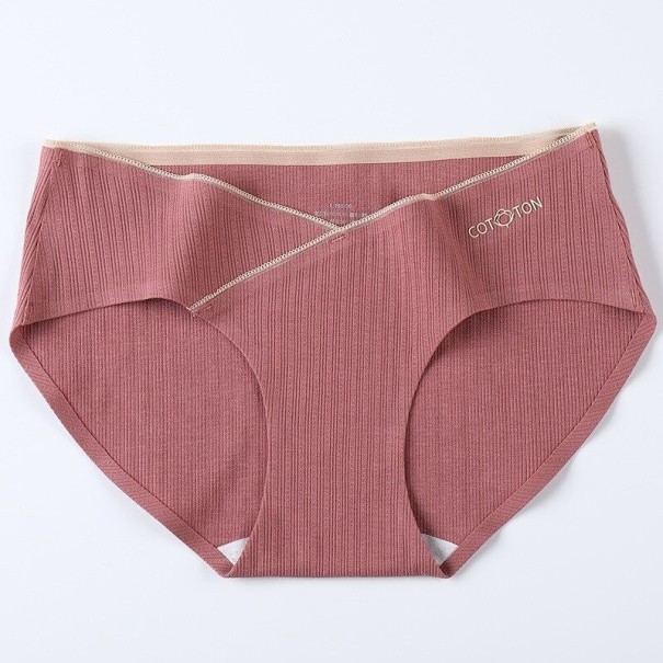 Culottes de grossesse rouge foncé S