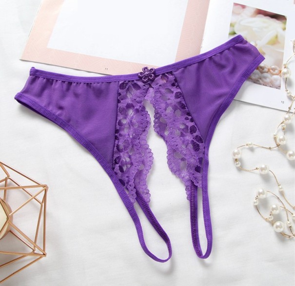 Culottes érotiques pour femmes violet