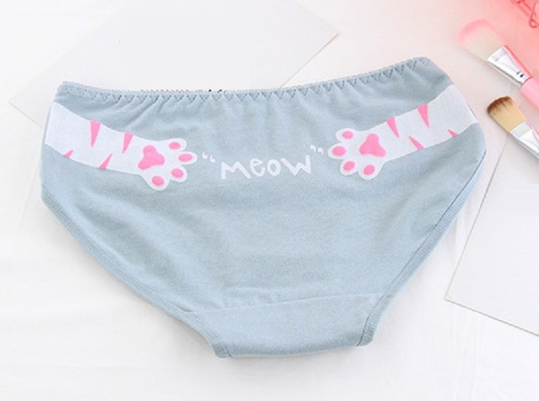 Culottes pour femmes - Pattes de chat vert S