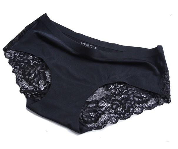 Culottes sexy en dentelle pour femmes A1017 noir XS