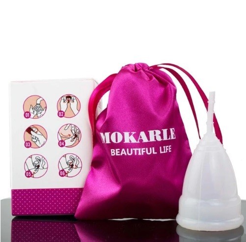 Cupa menstruala J1381 transparentă L