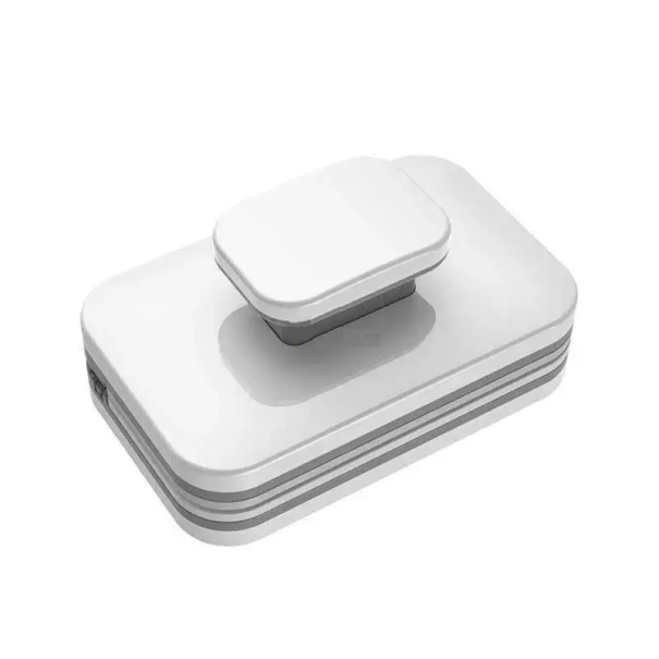 Curățător magnetic de geamuri cu cablu de siguranță 2 m pentru sticlă 3–10 mm 10x15 cm Curățător de geamuri cu două fețe Curățare geamuri exterioare și interioare 1