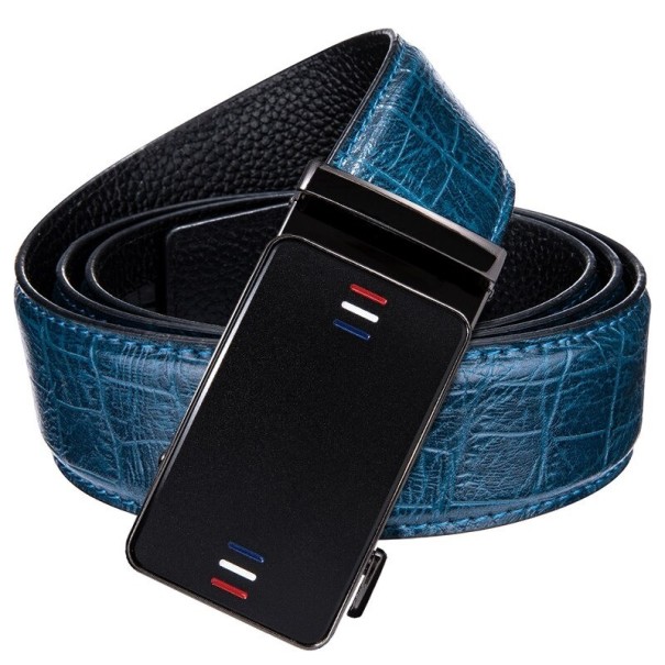Curea de piele pentru bărbați L434 130 cm 13
