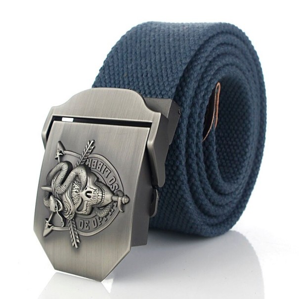 Curea din material textil pentru bărbați L489 110 cm 5