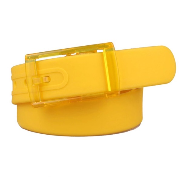 Curea din plastic pentru femei galben