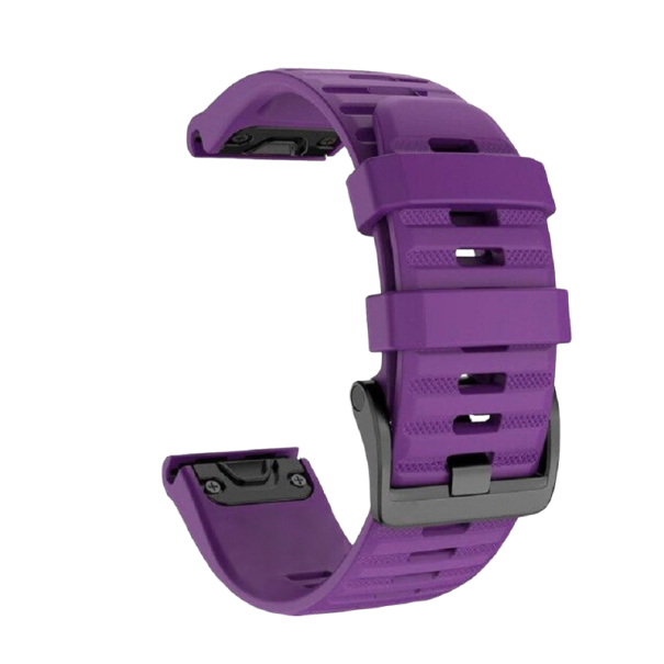 Curea din silicon Garmin Fenix 7S 20 mm violet