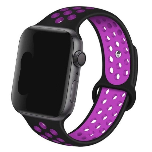 Curea din silicon pentru Apple Watch 42mm / 44mm / 45mm SM T876 violet