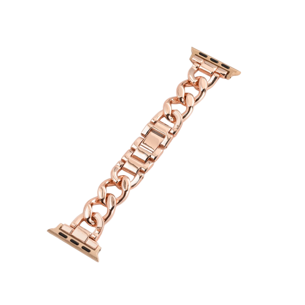 Curea metalică pentru Apple Watch 38 mm 40 mm 41 mm din aliaj de zinc Curea compatibilă cu Series 1 2 3 4 5 6 7 8 9 SE Curea elegantă și rezistentă roz