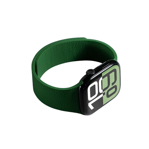 Curea pentru Apple Watch 38/40/41/42 mm pentru Series 1–11 SE 1 2 3 Curea magnetică din silicon flexibilă confortabilă curea de schimb pentru ceasuri inteligente verde