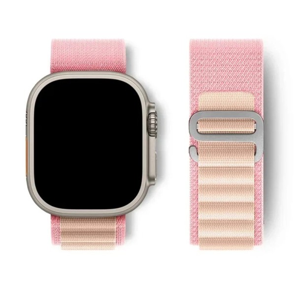 Curea sportivă din nailon Alpine Loop pentru Apple Watch 40 mm 41 mm 42 mm 44 mm 45 mm 46 mm 49 mm Curea rezistentă pentru Series aur roz
