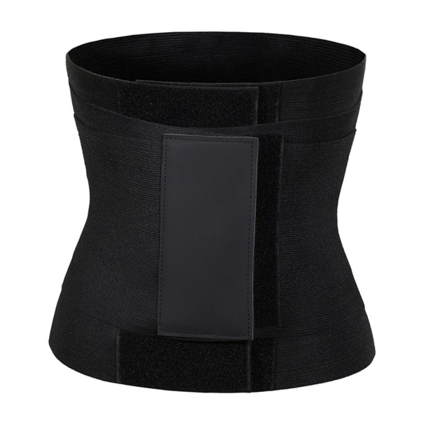 Cureaua pentru îmbrăcăminte modelată cu velcro Curea de compresie în talie Strat dublu de reducere a taliei Corset îmbrăcăminte modelată Cureaua de antrenament pentru talie pentru femei negru XL