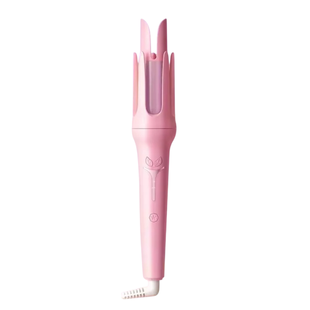 Curling automático para cabelo 32 mm Grande curling de cerâmica aniónica 4 velocidades Aquecimento rápido Ferramenta de styling 270x66x66 mm rosa