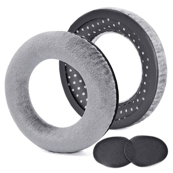 Cuscinetti auricolari di ricambio 2 pz per cuffie DT770 / DT880 / DT990 Cuscinetti imbottiti confortevoli con inserto in schiuma neri grigio