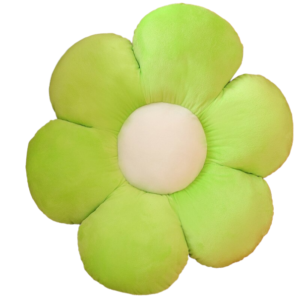 Cuscino decorativo a forma di fiore 50 cm verde