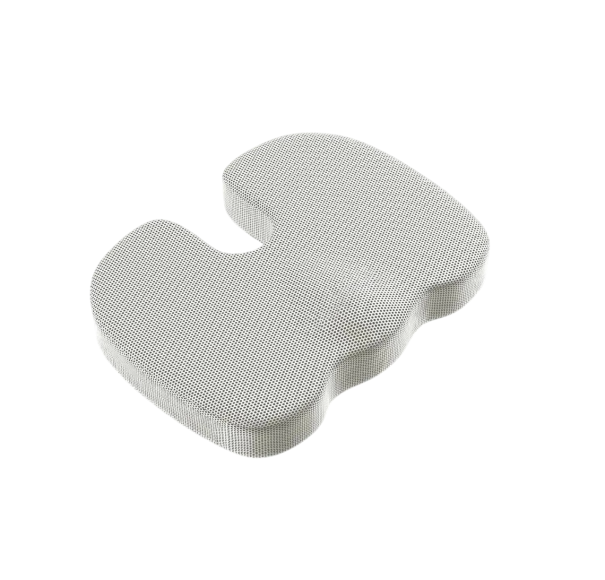 Cuscino ergonomico per sedia 45x35x7 cm Cuscino in cotone con strato di memoria Cuscino per emorroidi Sottosella per studenti e ufficio 1