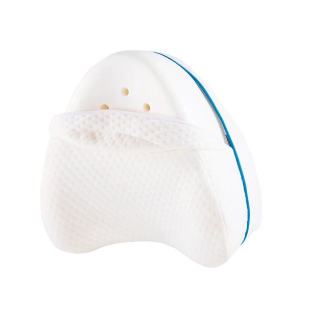 Cuscino ortopedico per le gambe in schiuma memory Cuneo intergenitale Cuscino morbido tra le gambe 25 x 23 x 15,5 cm Sollievo dal dolore bianco