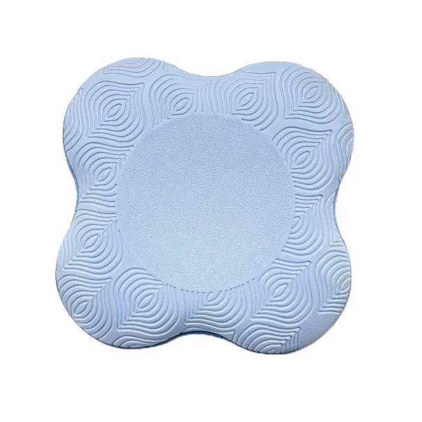 Cuscino rinforzato per ginocchia e gomiti per yoga Supporto in schiuma portatile per ginocchia Tappetino da fitness per esercizi e allenamento blu