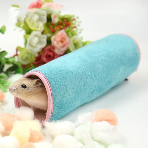 Cuscino sospeso in cotone per roditori blu 2