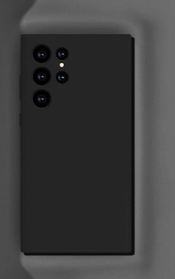 Custodia in silicone per Samsung A54 nero