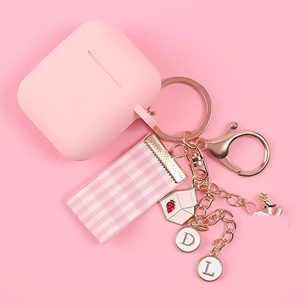 Custodia per case di Apple Airpods 1 / 2 K2183 rosa chiaro