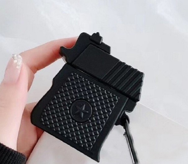 Custodia per il case degli Apple Airpods 1 / 2 K2307 nero