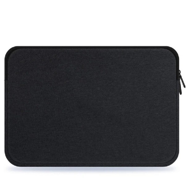 Custodia per notebook con zip per MacBook, Xiaomi, HP, Dell, Acer 11 pollici, 28,5 x 22 x 2 cm nero