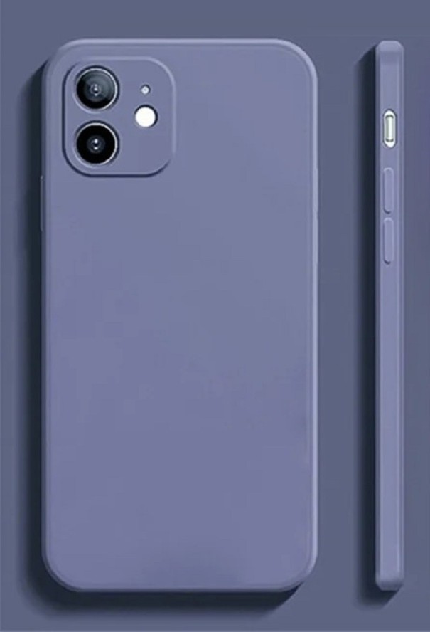 Custodia protettiva in silicone per iPhone 15 Pro grigio
