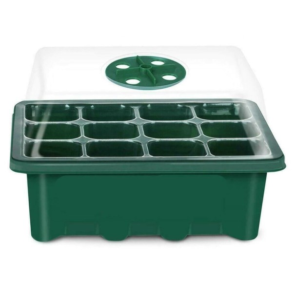 Cutie de creștere pentru răsaduri verde inchis