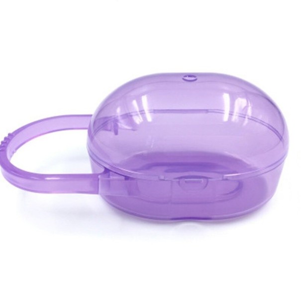 Cutie portabila pentru suzete violet